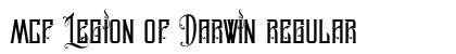 MCF Legion of Darwin Regular font free download