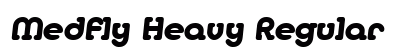 Medfly Heavy Regular font free download