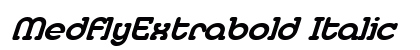 MedflyExtrabold Italic font free download