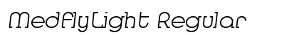 MedflyLight Regular font free download