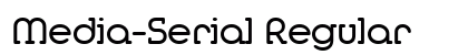 Media-Serial Regular font free download
