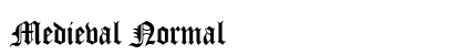 Medieval Normal font free download