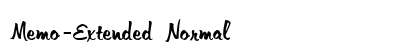 Memo-Extended Normal font free download