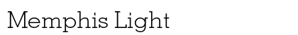 Memphis Light font free download