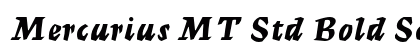 Mercurius MT Std Bold Script preview