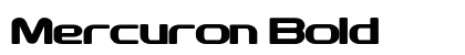 Mercuron Bold font free download