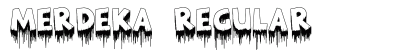 MERDEKA Regular Font Preview