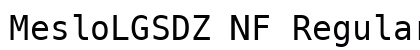 MesloLGSDZ NF Regular font free download