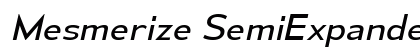 Mesmerize SemiExpanded Book Italic Preview