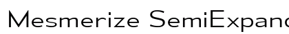Mesmerize SemiExpanded Light font free download