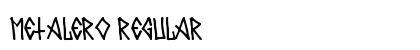 Metalero80 Regular Font Preview