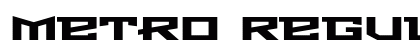 Metro Regular font free download
