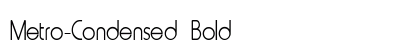 Metro-Condensed Bold font free download