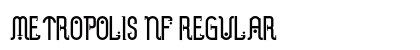 Metropolis NF Regular Font Preview
