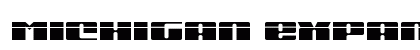 Michigan Expanded Laser Expanded Font Michigan Expanded Laser Expanded Font Preview
