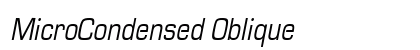 MicroCondensed Oblique preview