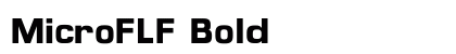 MicroFLF Bold Preview