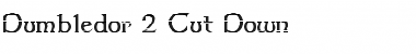 Dumbledor 2 Cut Down Regular Font