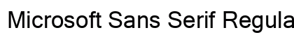 Microsoft Sans Serif Regular Preview