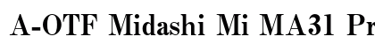 A-OTF Midashi Mi MA31 Pr6N MA31 preview