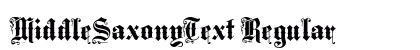 MiddleSaxonyText Regular font free download