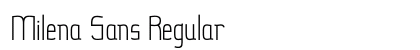 Milena Sans Regular font free download