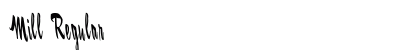 Mill Regular font free download