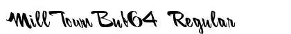 MillTownBuf64 Regular font free download