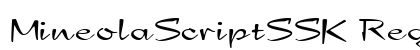 MineolaScriptSSK Regular Preview