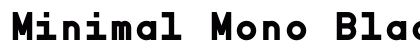 Minimal Mono Black Regular preview