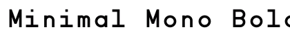 Minimal Mono Bold preview