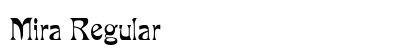 Mira Regular font free download