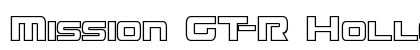 Mission GT-R Hollow Regular font free download