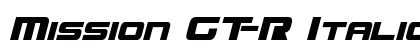 Mission GT-R Italic preview Mission GT-R Italic preview