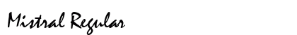 Mistral Regular font free download