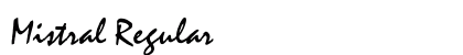 Mistral Regular font free download