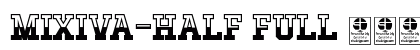 MIXIVA-HALF FULL demo Regular preview MIXIVA-HALF FULL demo Regular preview