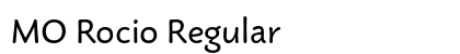 MO Rocio Regular font free download