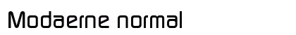 Modaerne normal font free download