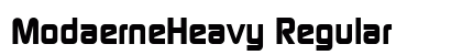 ModaerneHeavy Regular font free download