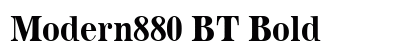 Modern880 BT Bold Preview