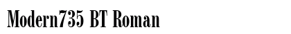 Modern735 BT Roman font free download