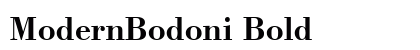 ModernBodoni Bold font free download