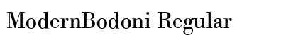 ModernBodoni Regular font free download