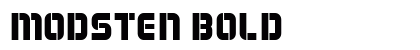 Modsten Bold Preview