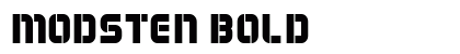 Modsten Bold Preview