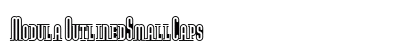Modula OutlinedSmallCaps Preview