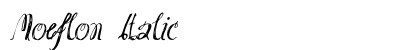 Moeflon Italic preview