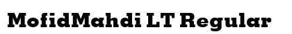 MofidMahdi LT Regular font free download