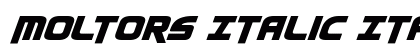 Moltors Italic Preview